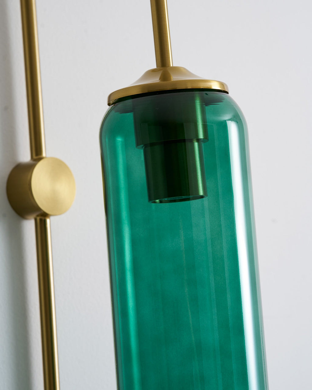 Modern Glass Plug-In Wall Lamp