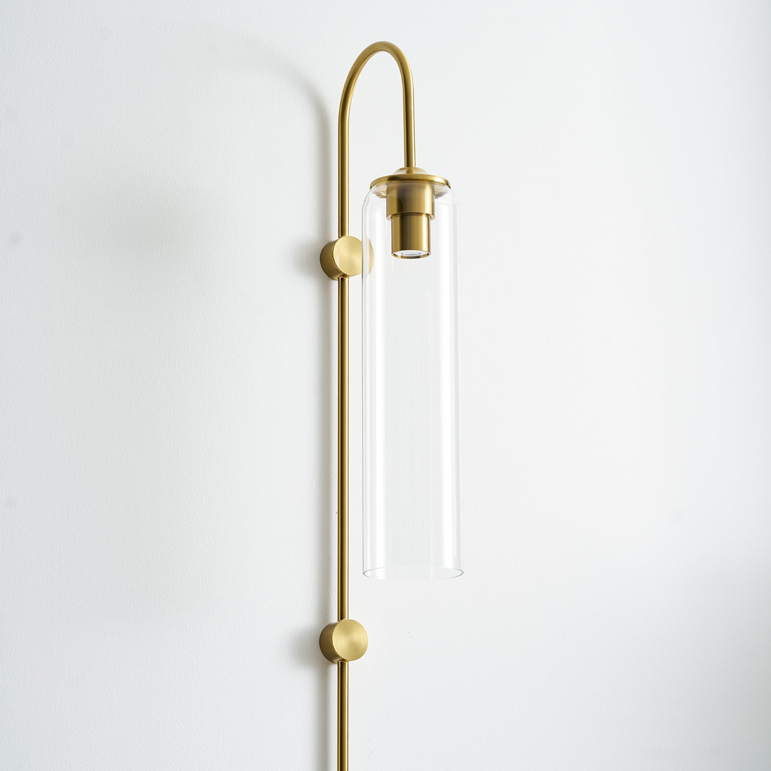 Modern Glass Plug-In Wall Lamp