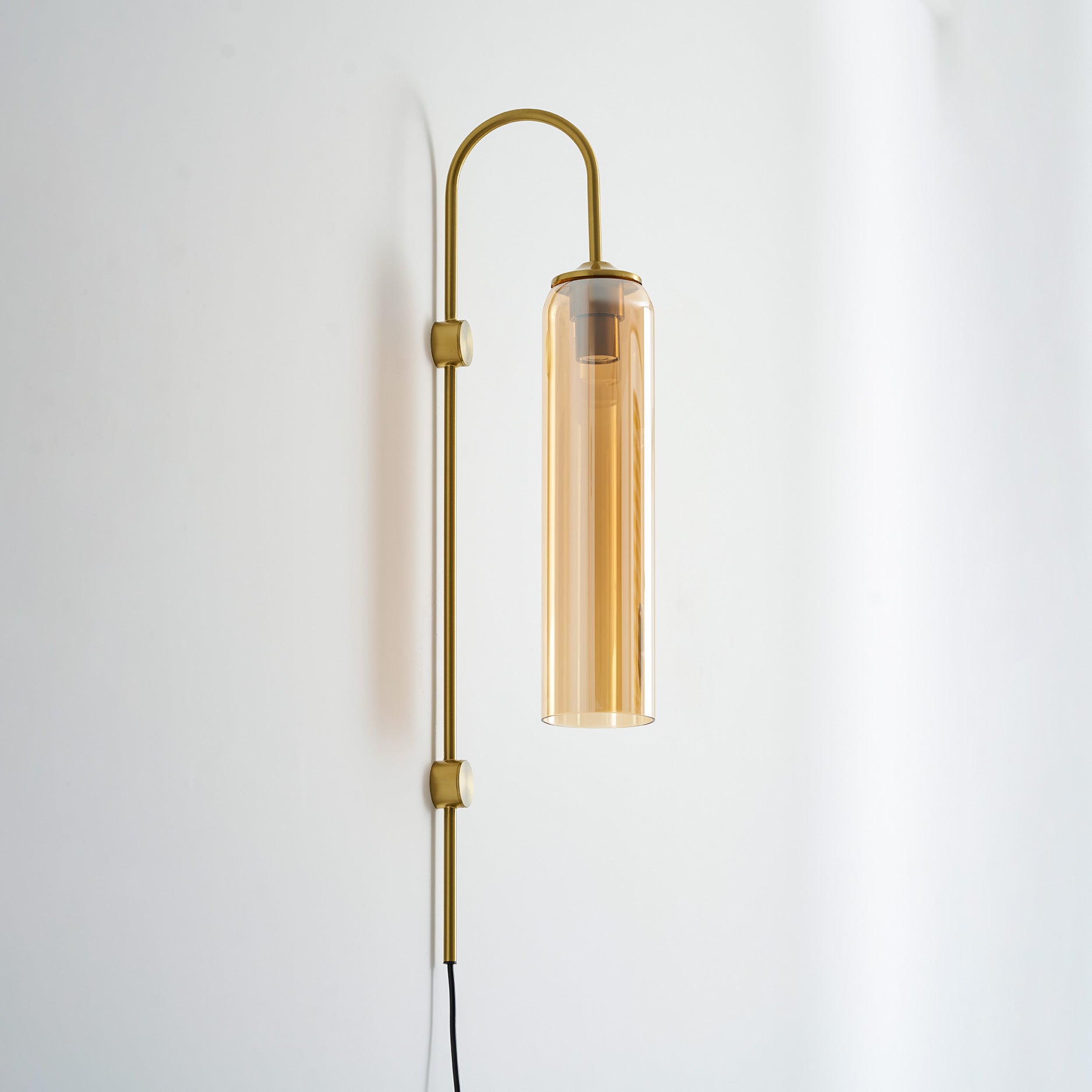 Modern Glass Plug-In Wall Lamp