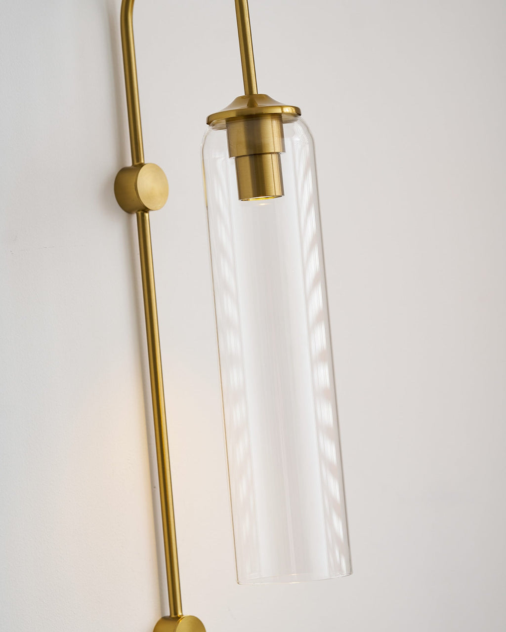 Modern Glass Plug-In Wall Lamp