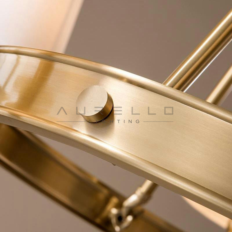 Antique Brass Chandelier A