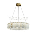 Celestial Alabaster Round Chandelier
