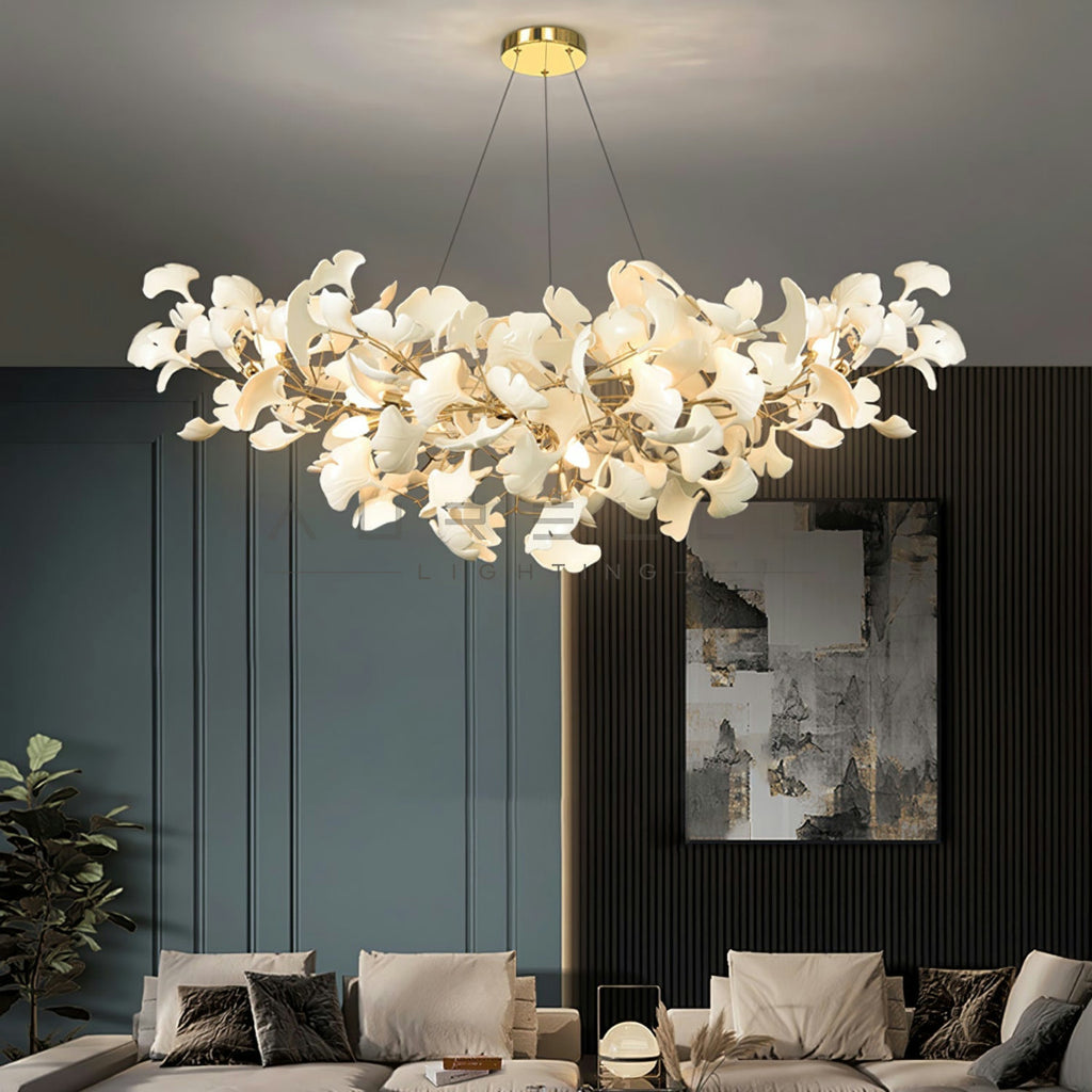 Horizon Bloom Gingko Chandelier