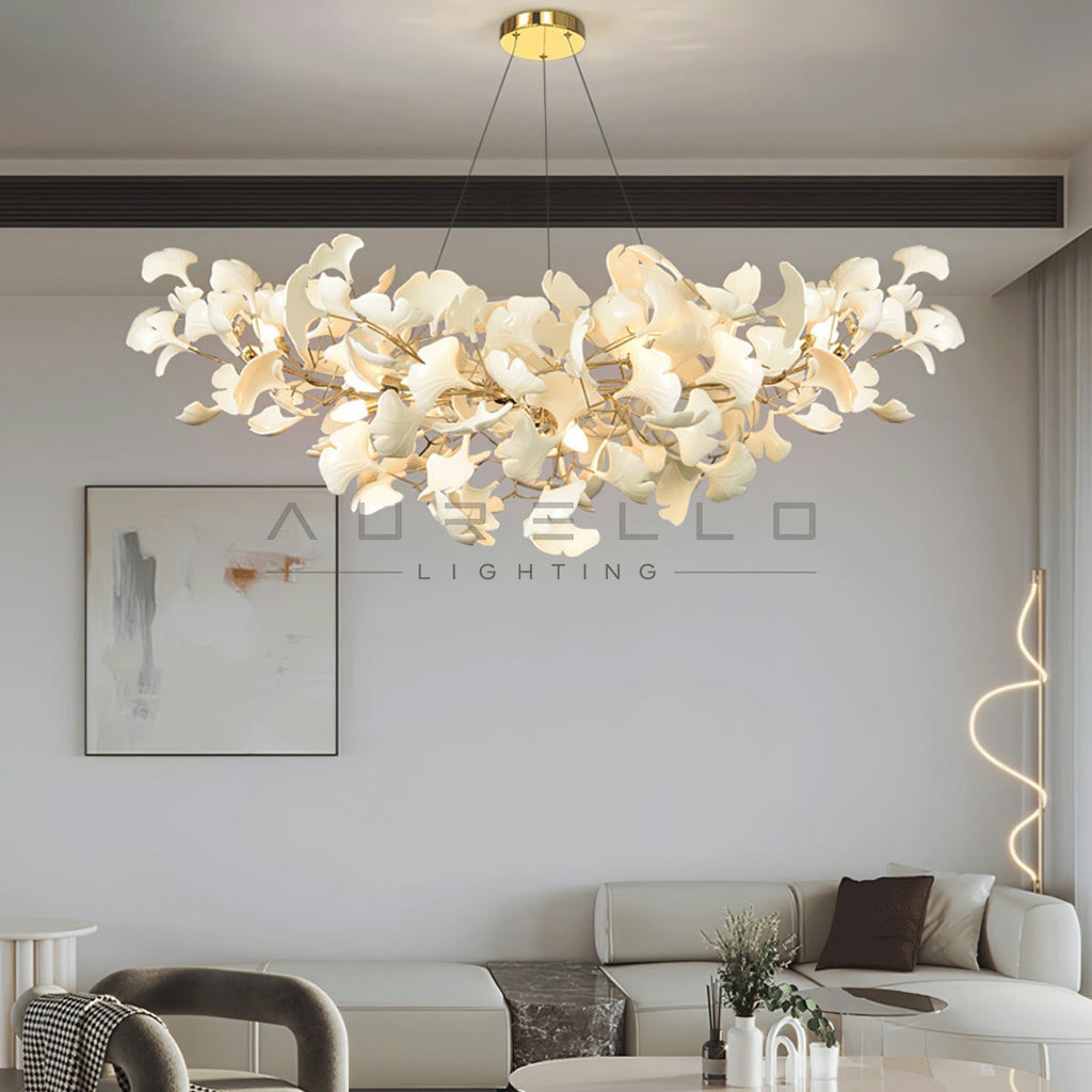 Horizon Bloom Gingko Chandelier