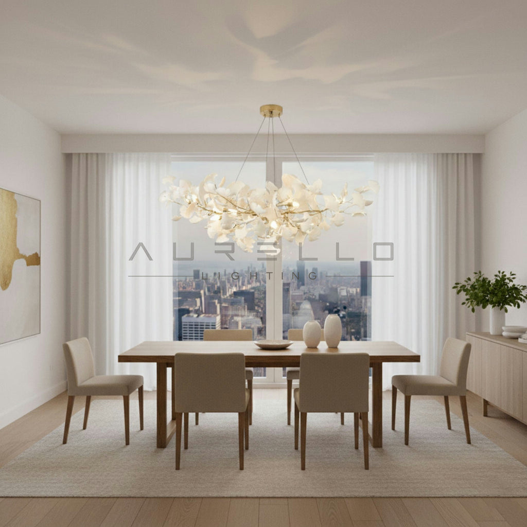 Horizon Bloom Gingko Chandelier