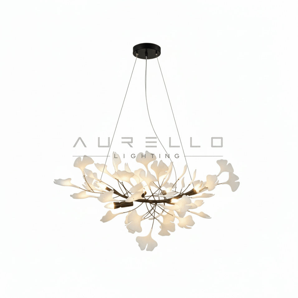 Horizon Bloom Gingko Chandelier