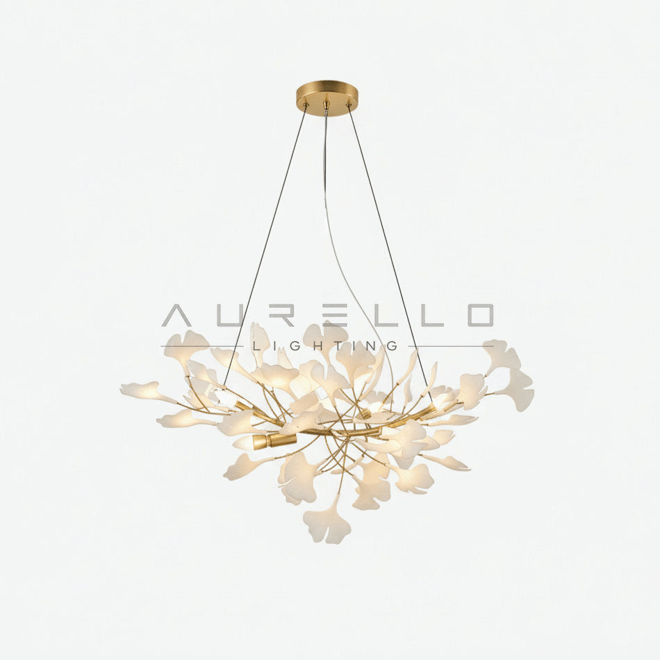 Horizon Bloom Gingko Chandelier