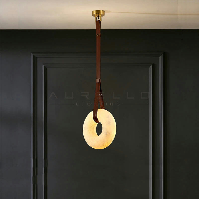 Noble LED Dimmalbe Marble Ring Lamparas Colgantes Chandelier Lighting 2026 New Trend Lustres Para Sala Estar for Living Room