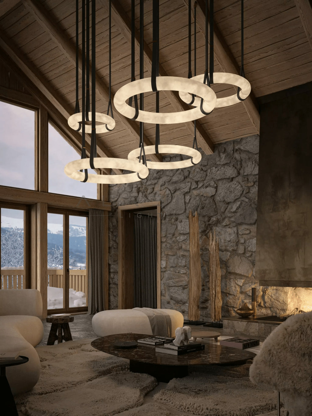 Oslo Alabaster Pendant Light