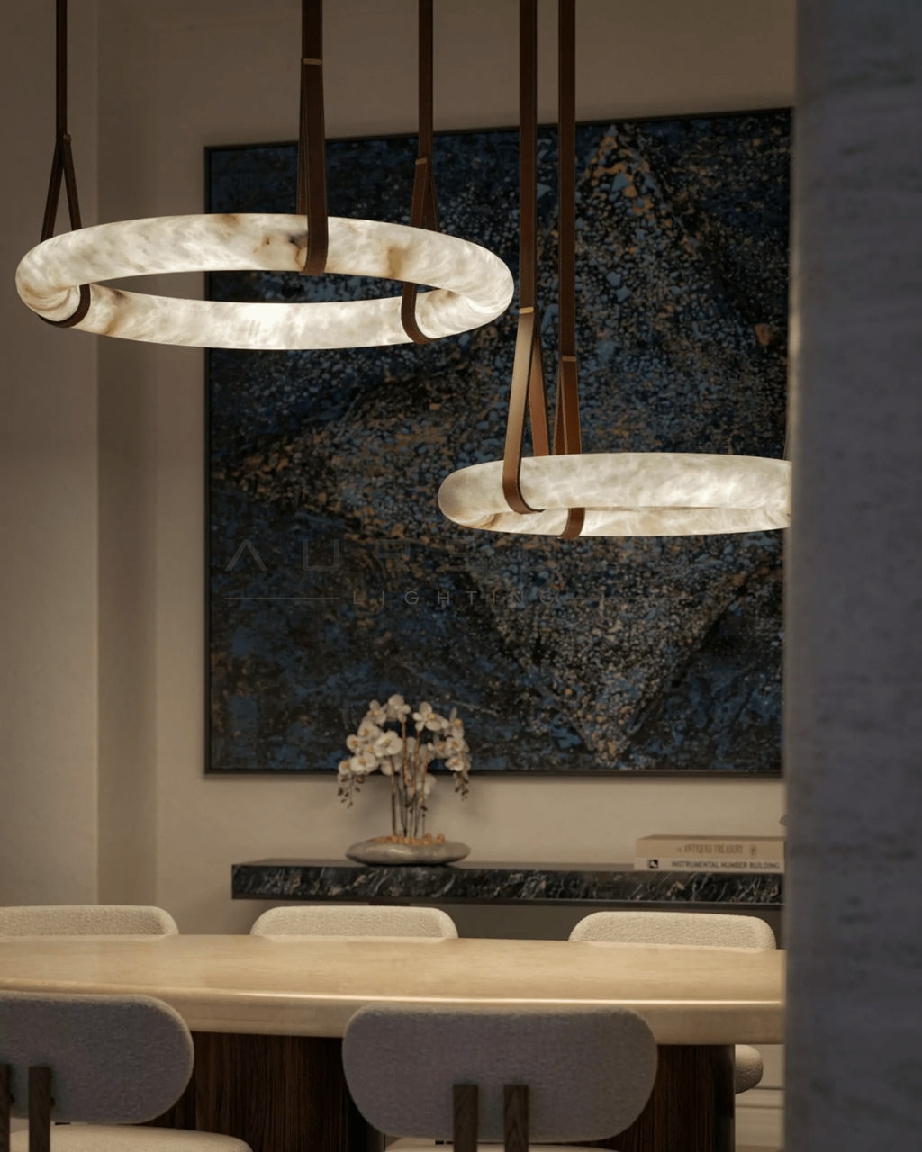 Oslo Alabaster Pendant Light
