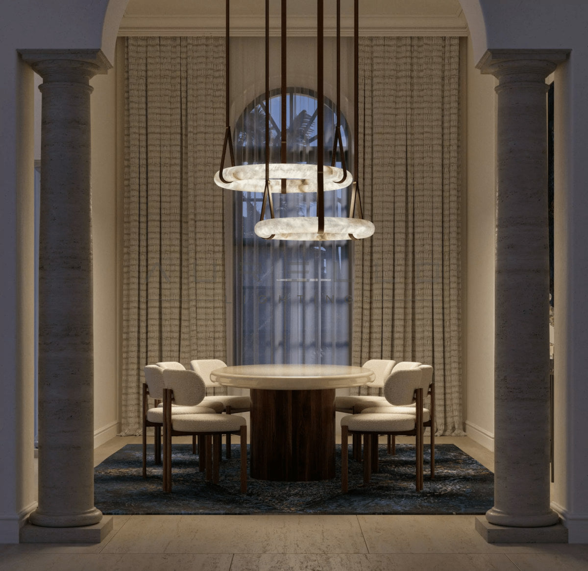Oslo Alabaster Pendant Light