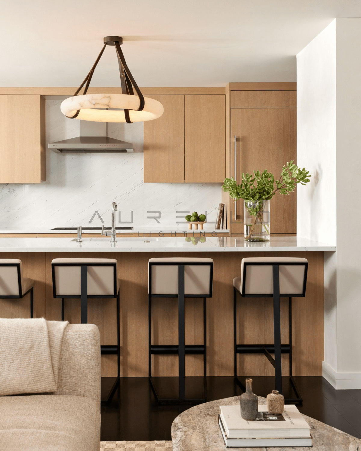 Oslo Alabaster Pendant Light