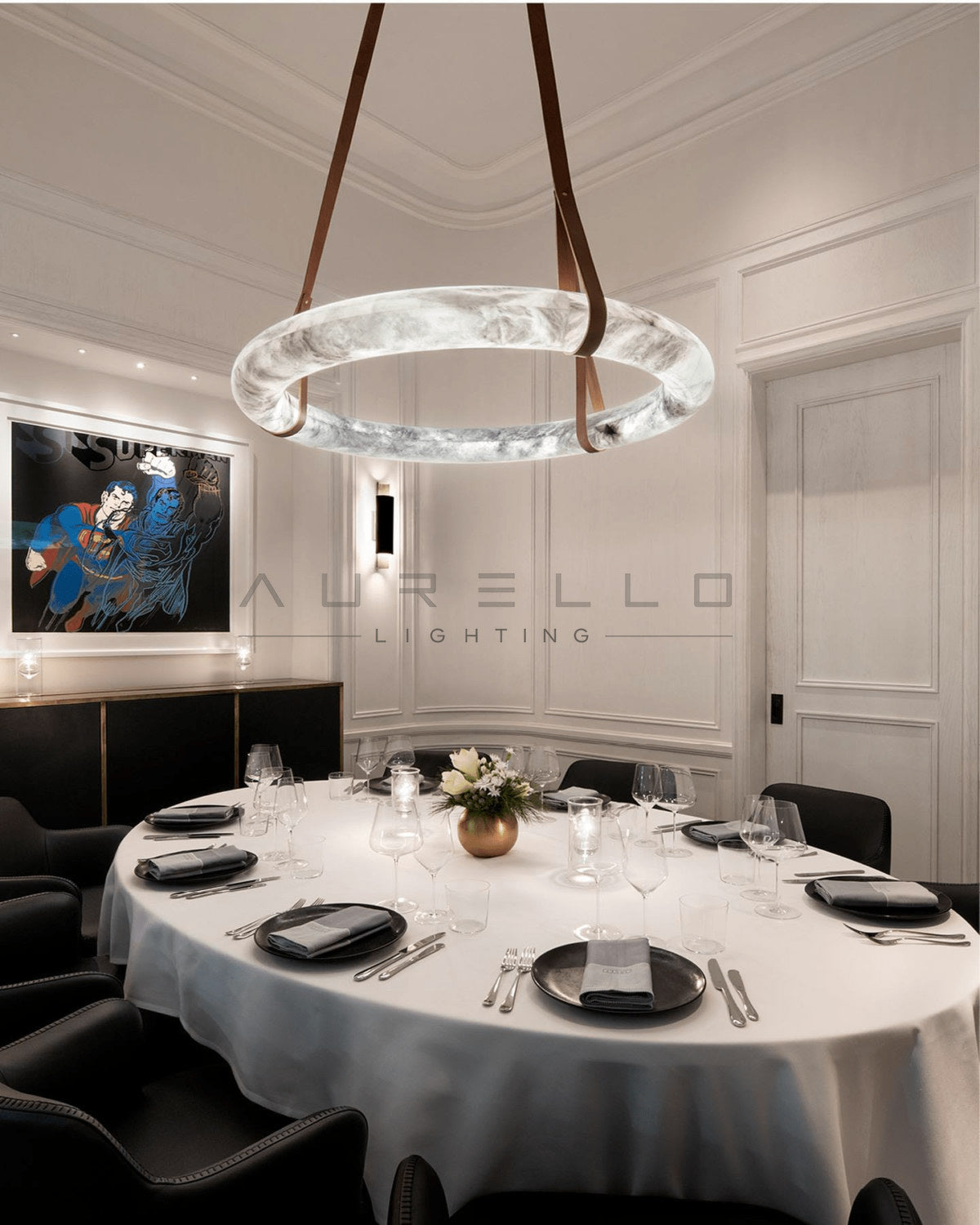Oslo Alabaster Pendant Light