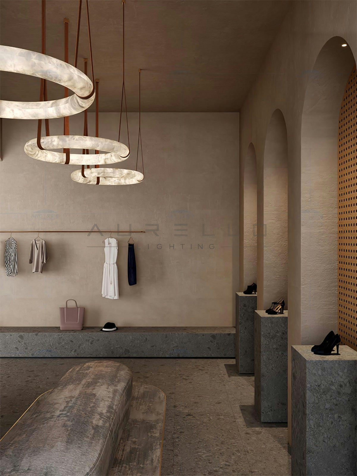 Oslo Alabaster Pendant Light