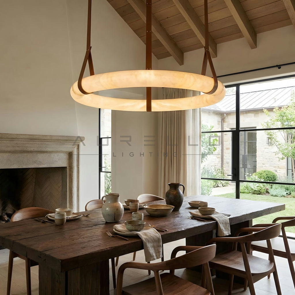 Oslo Alabaster Pendant Light