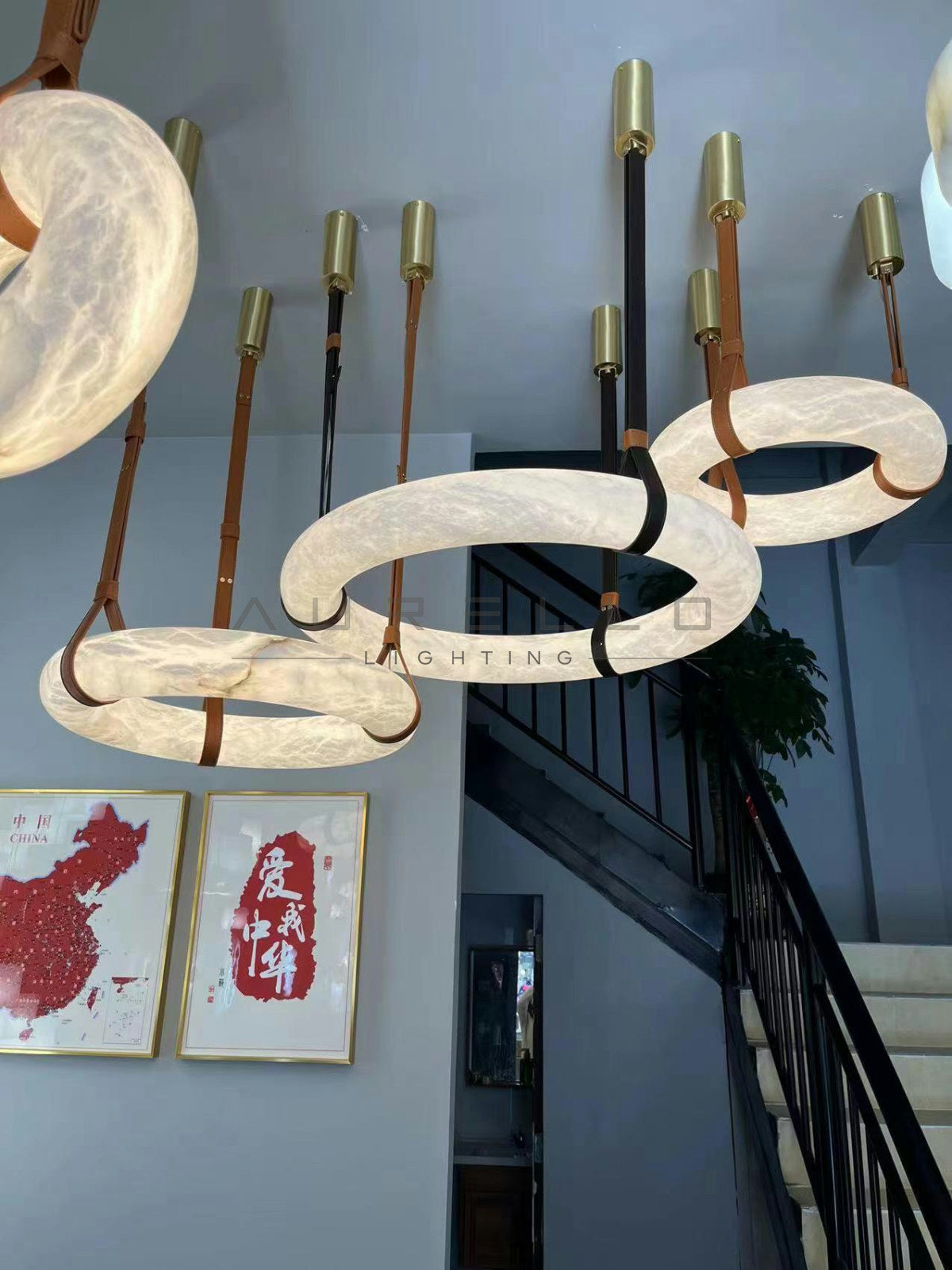 Oslo Alabaster Pendant Light