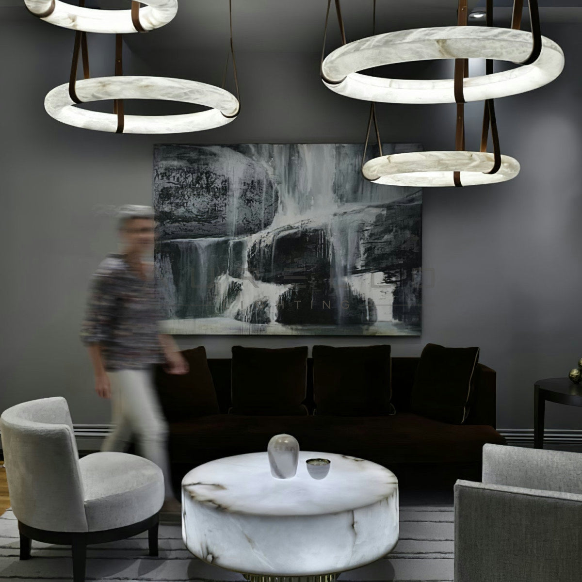 Oslo Alabaster Pendant Light