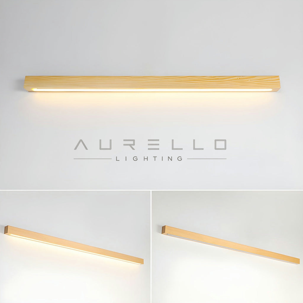 Arlo Linear Wood Wall Light