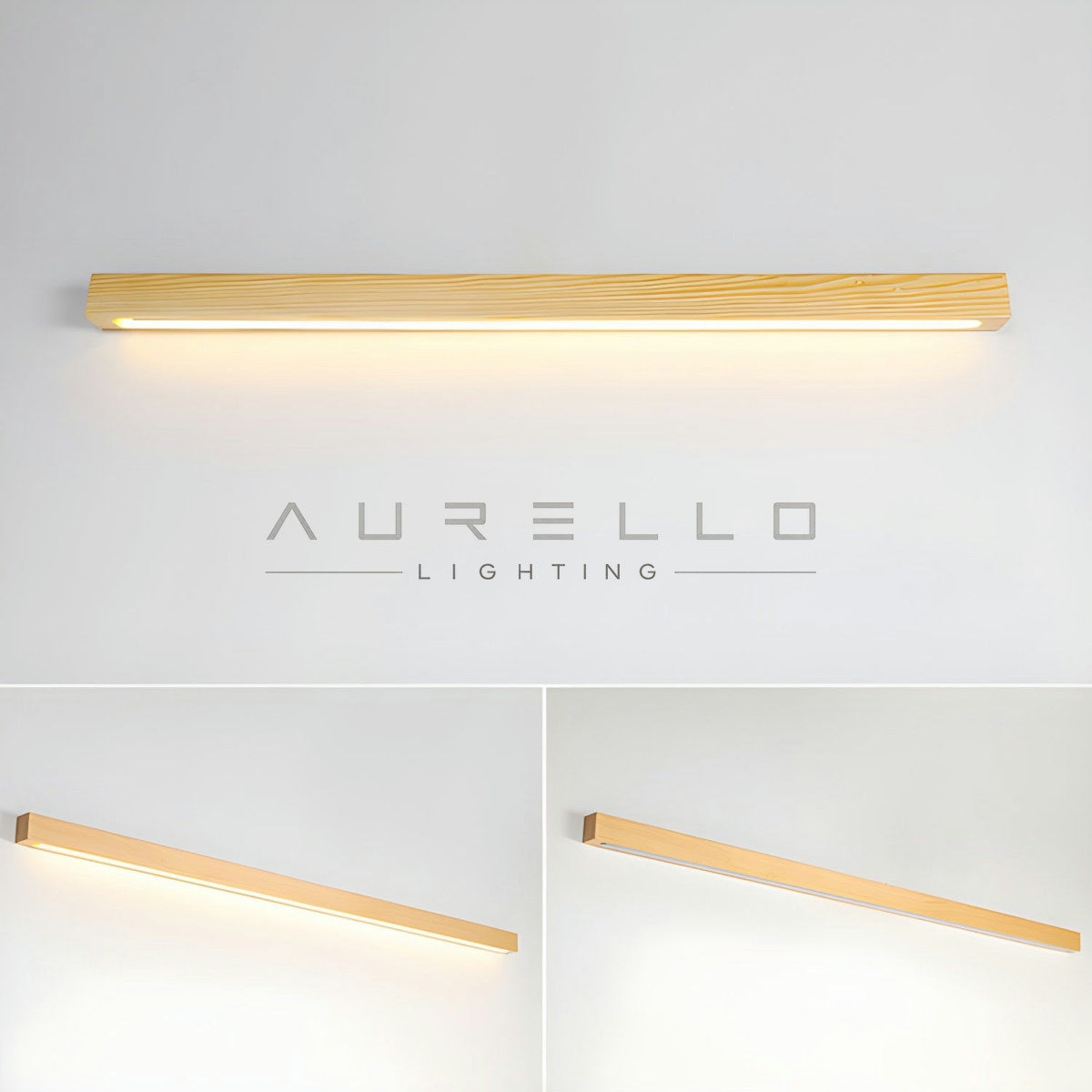 Arlo Linear Wood Wall Light