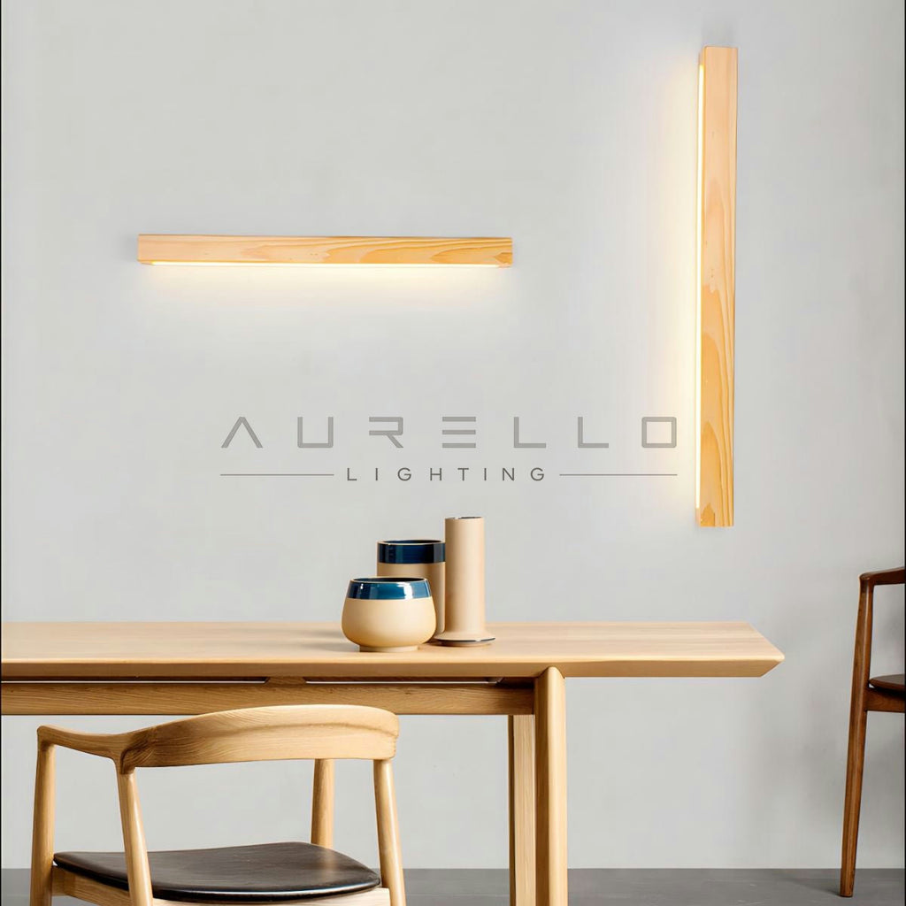 Arlo Linear Wood Wall Light
