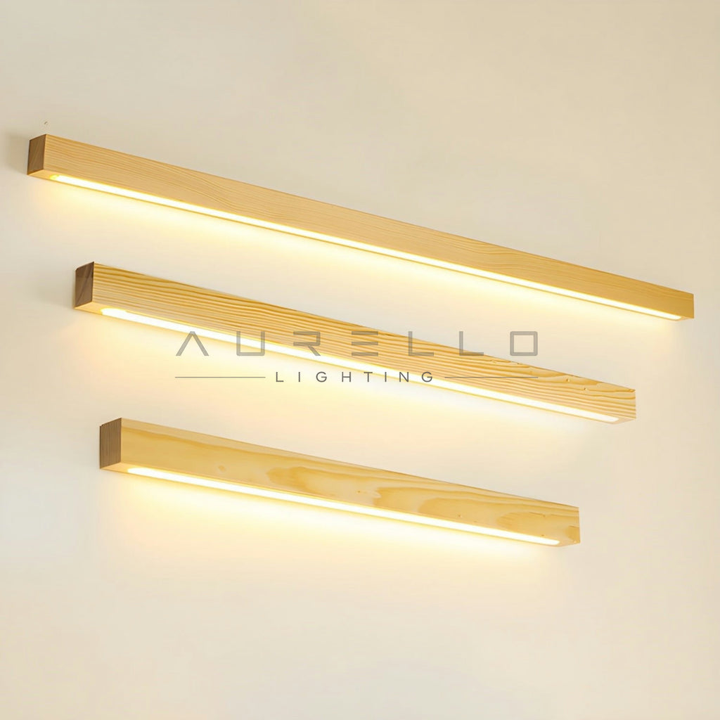 Arlo Linear Wood Wall Light