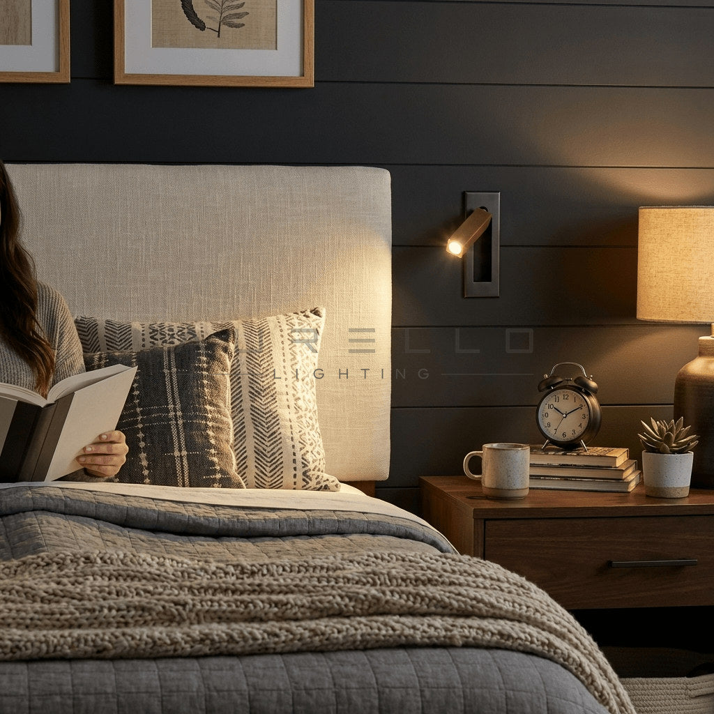 Embedded Bedside Sconce