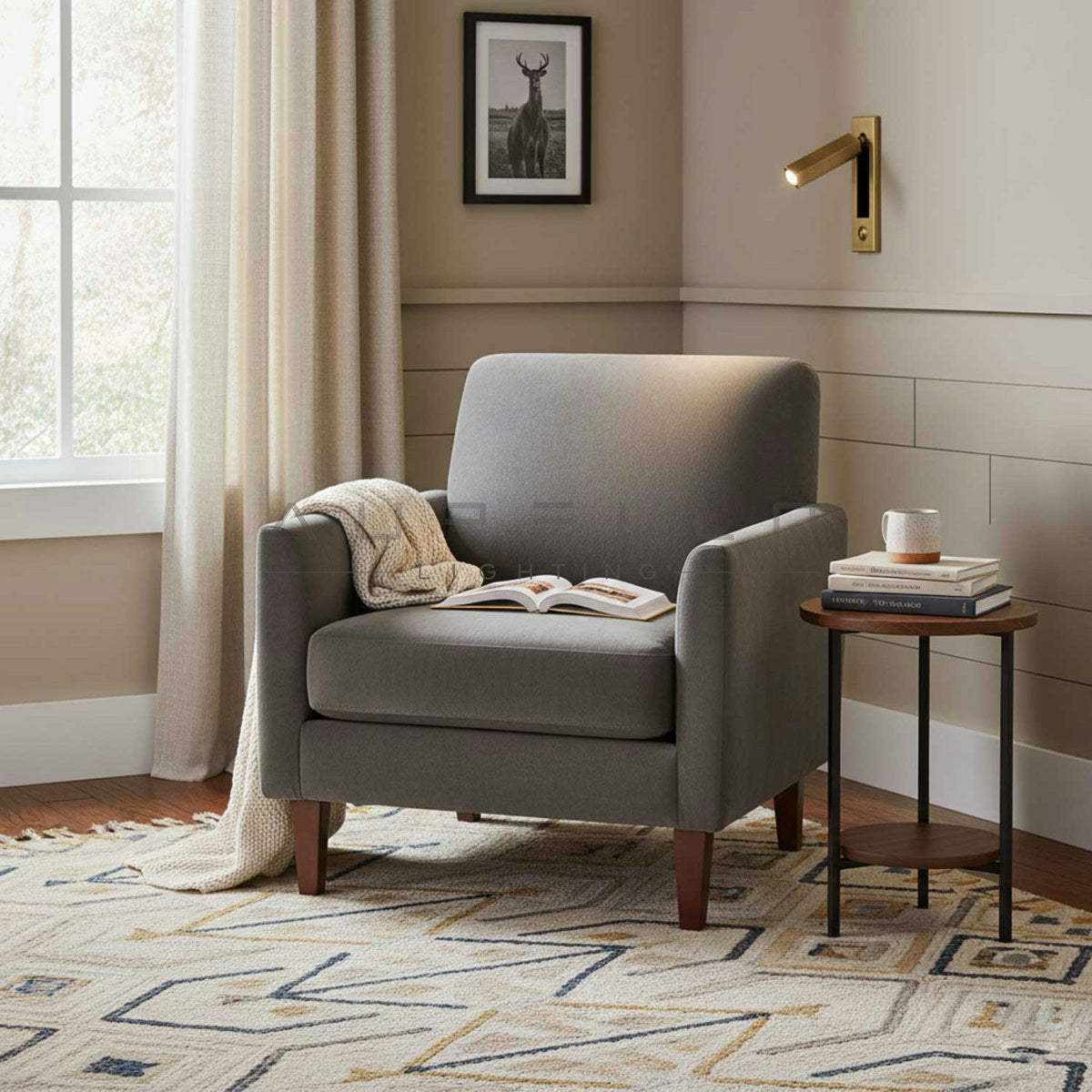 Embedded Bedside Sconce