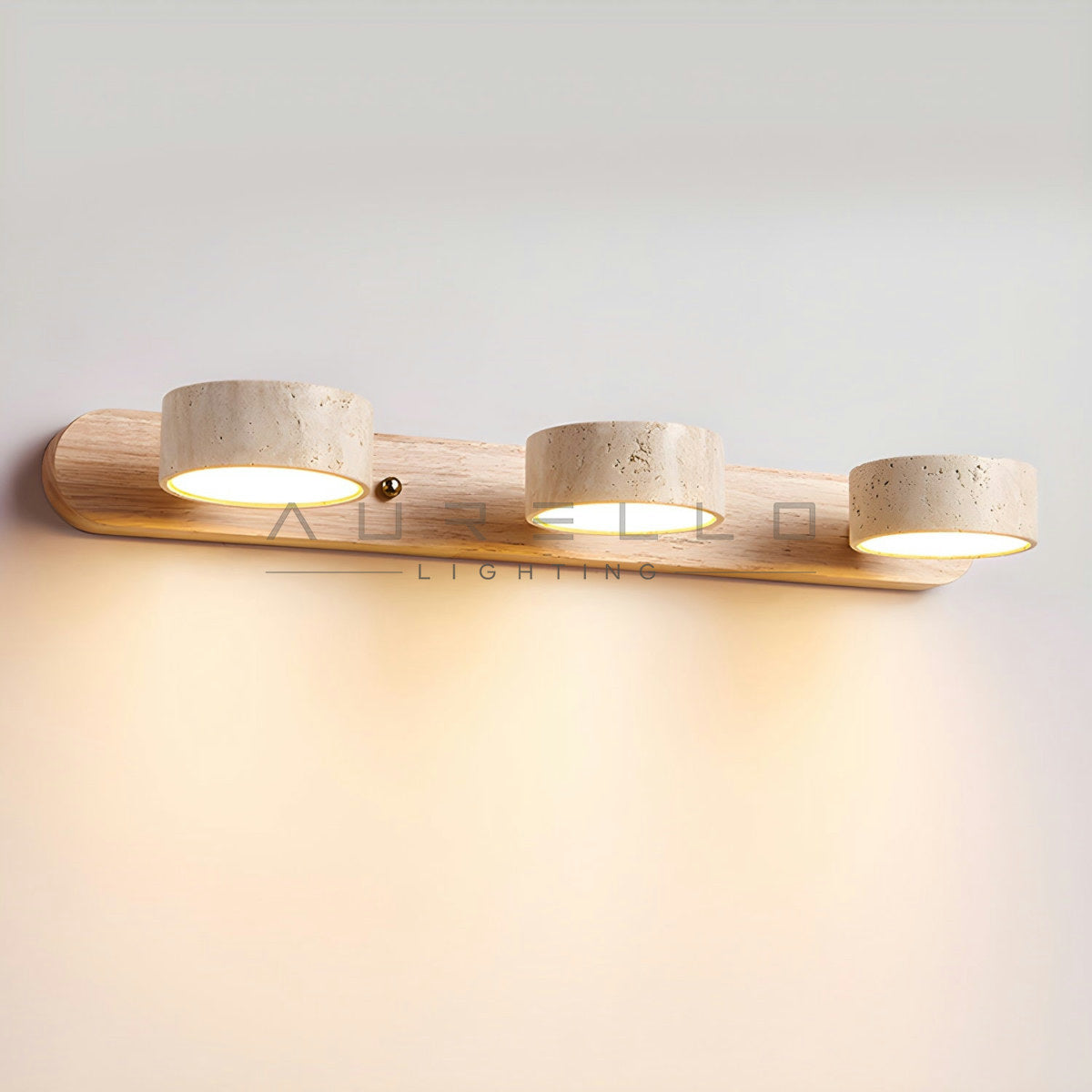 Travertine Duo Wall Light