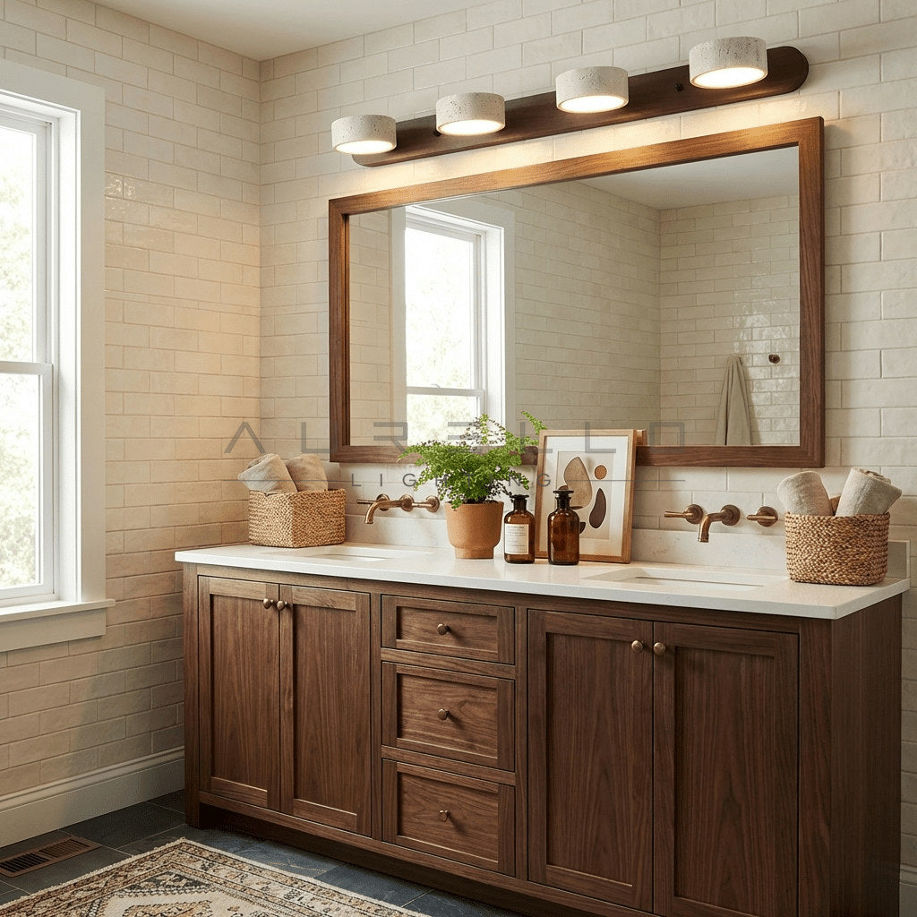 Travertine Duo Wall Light