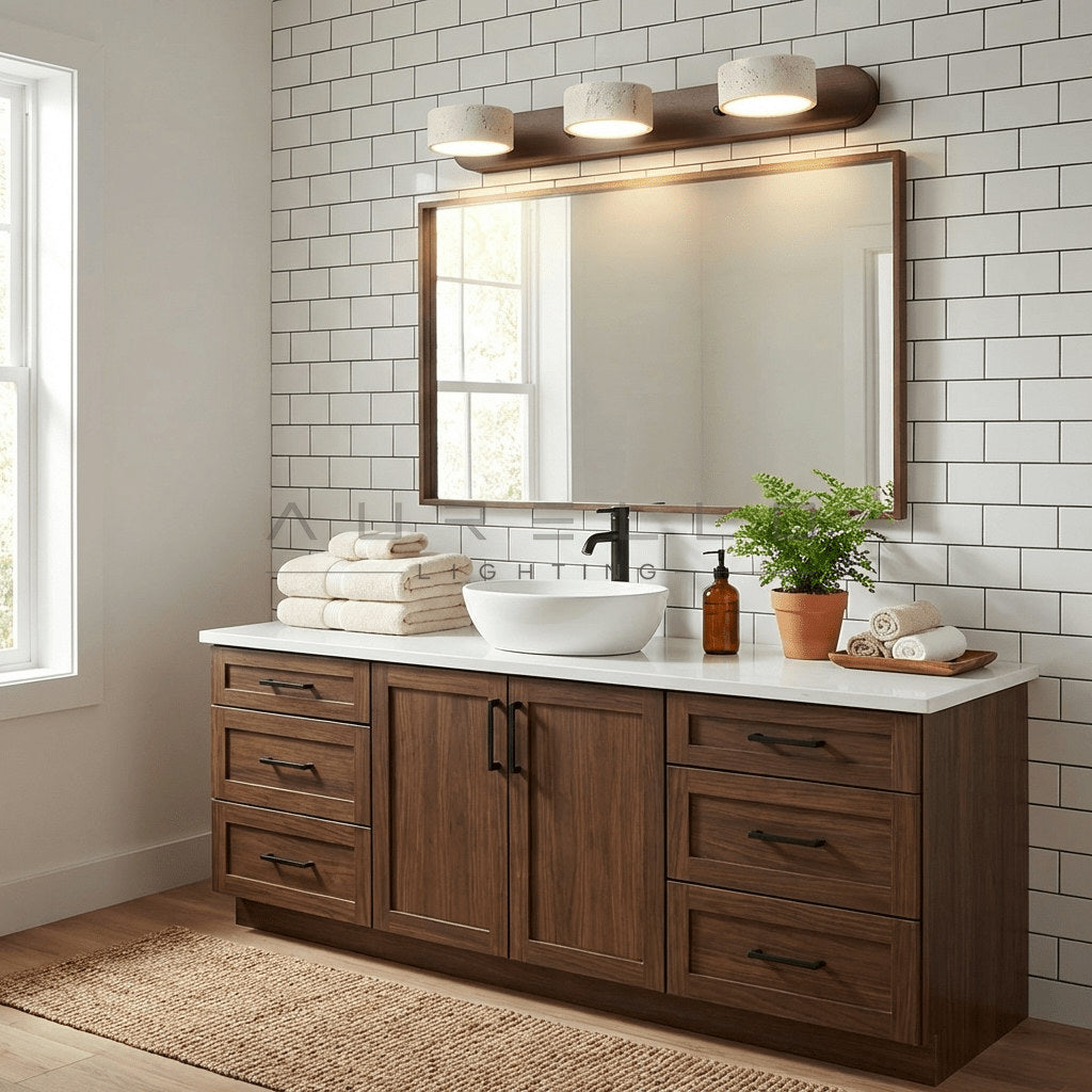 Travertine Duo Wall Light