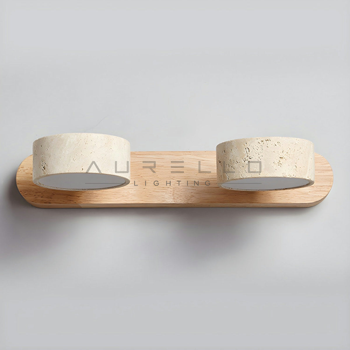 Travertine Duo Wall Light