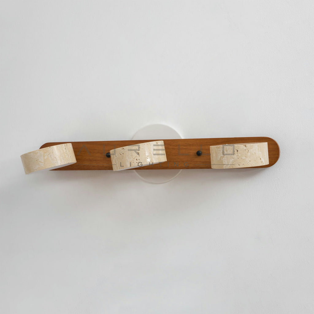 Travertine Duo Wall Light