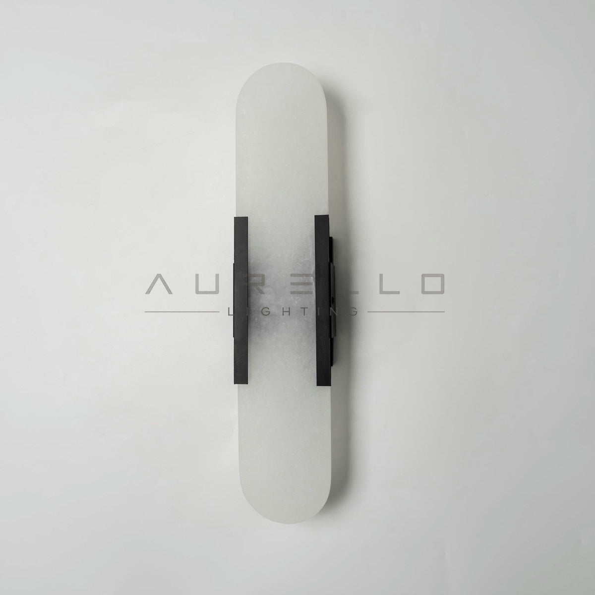 Oblong Alabaster Wall Sconce