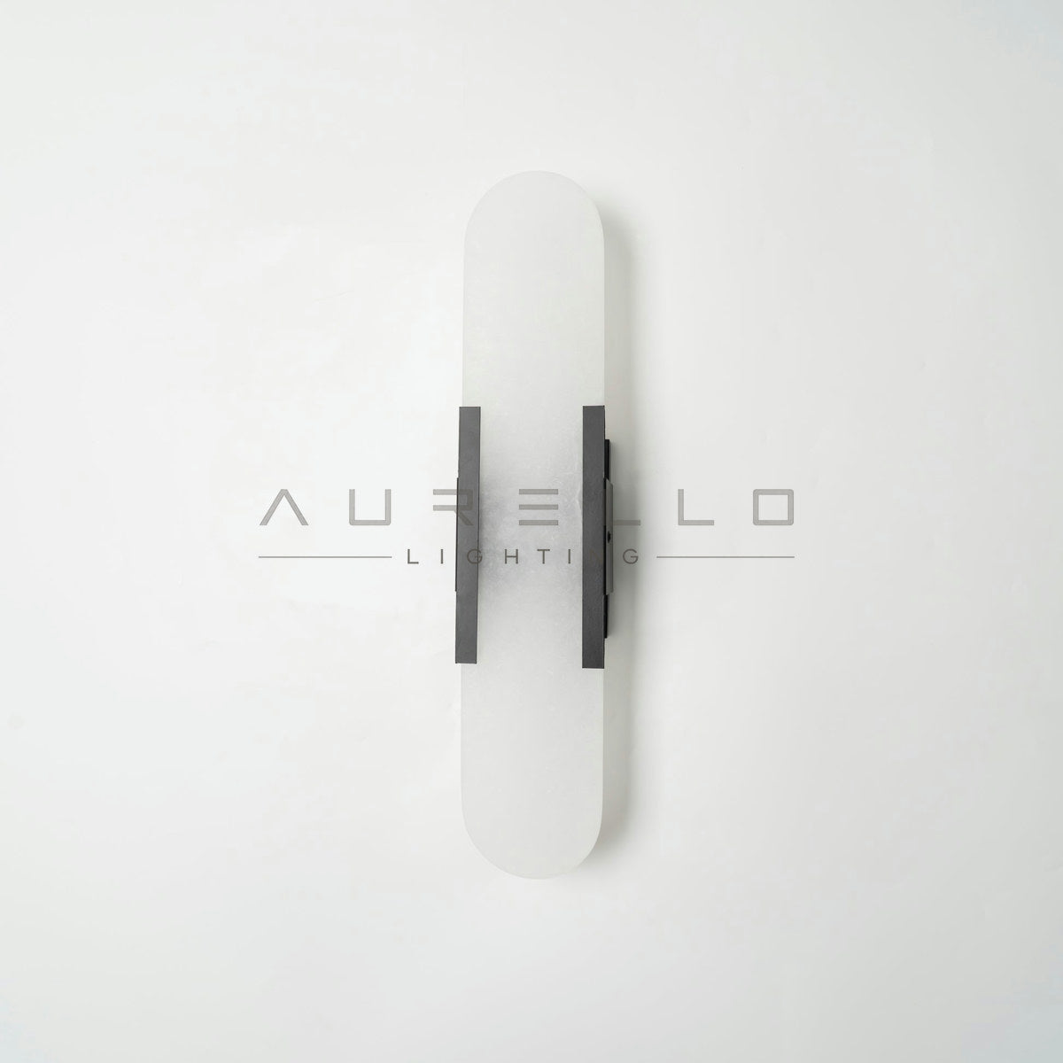 Oblong Alabaster Wall Sconce