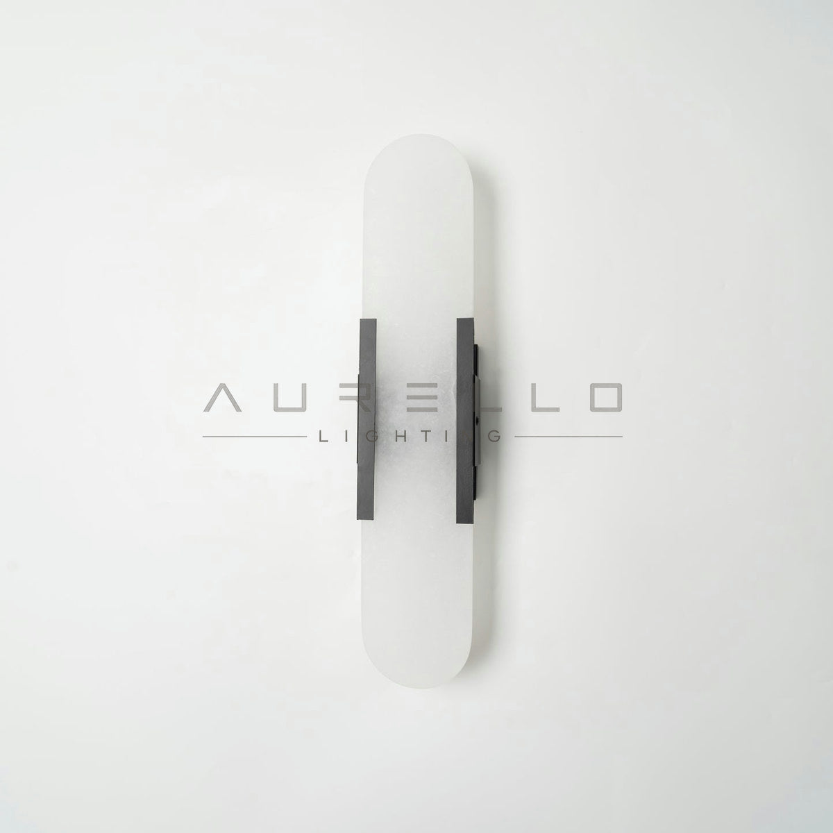 Oblong Alabaster Wall Sconce