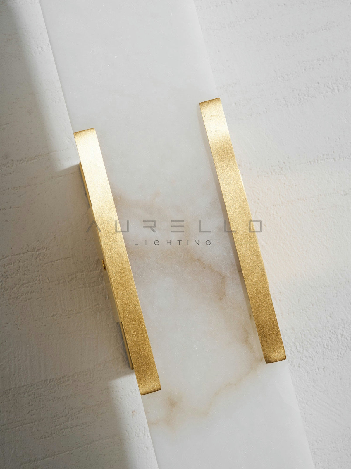 Oblong Alabaster Wall Sconce
