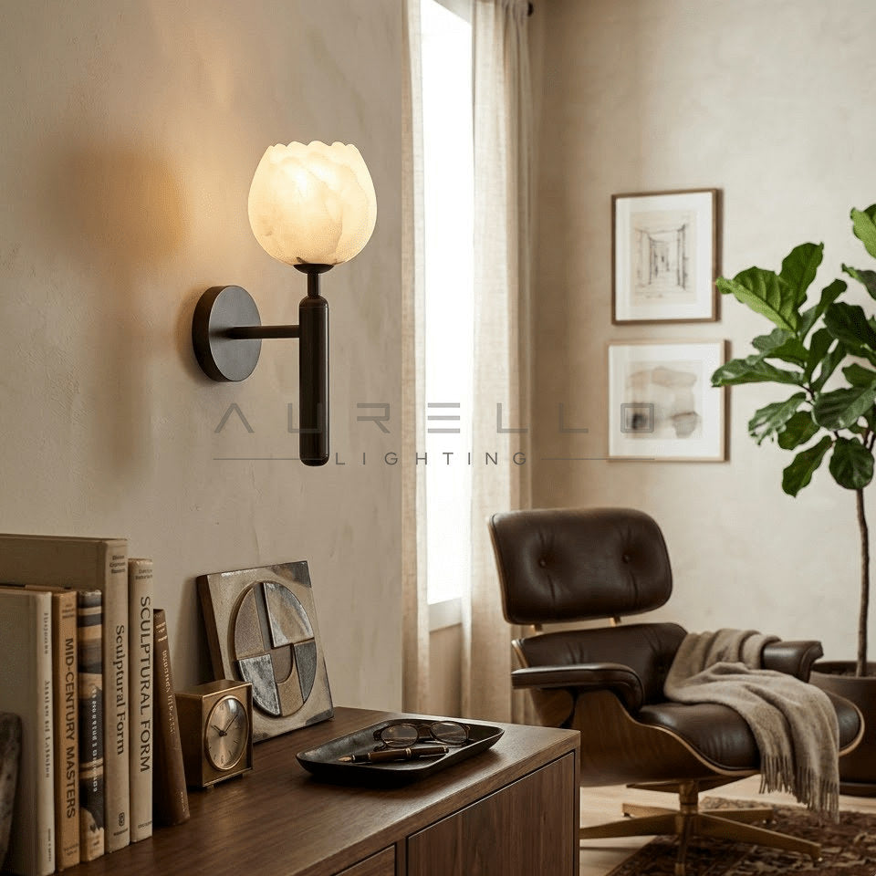 Mian Alabaster Wall Lamp