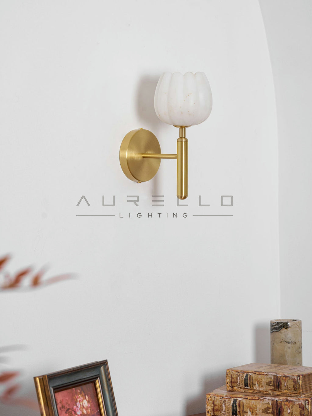 Mian Alabaster Wall Lamp