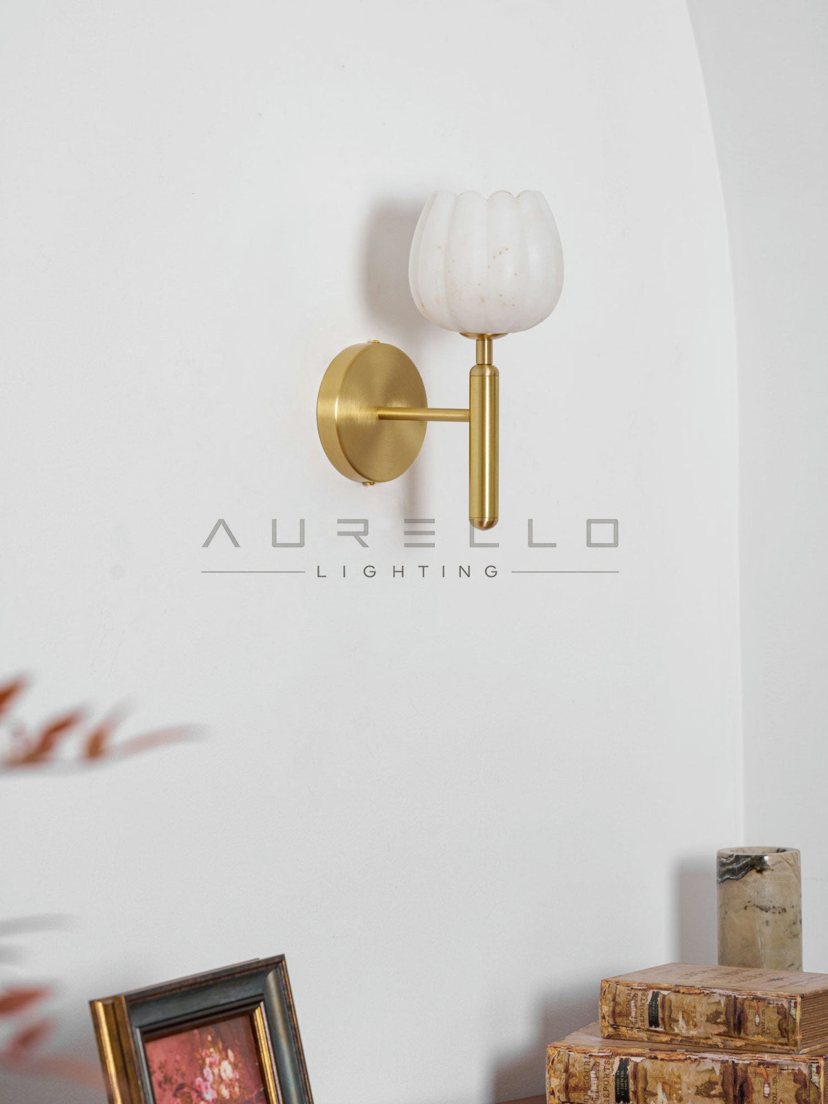 Mian Alabaster Wall Lamp