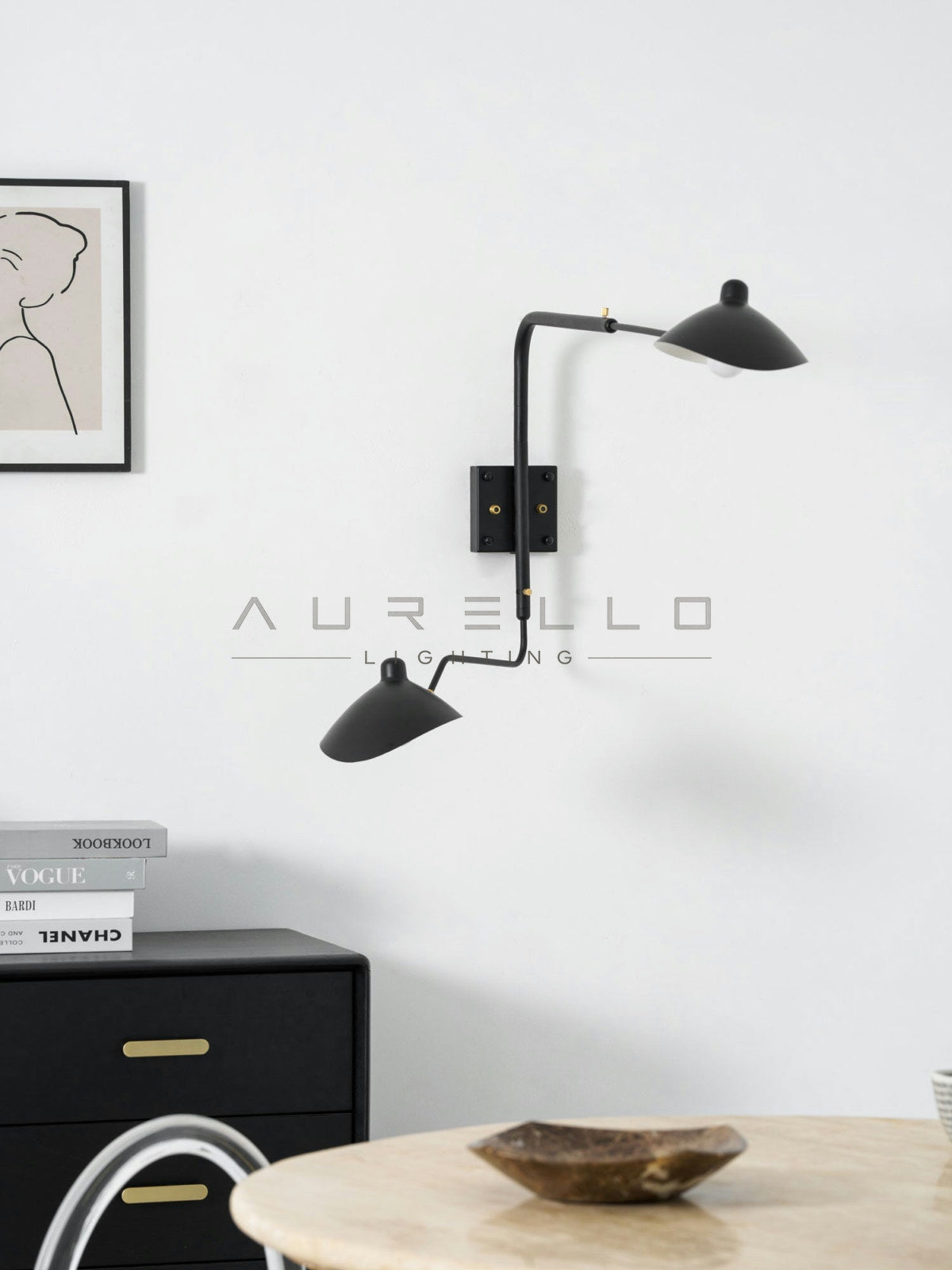 Multi-Arm Spider Wall Sconce