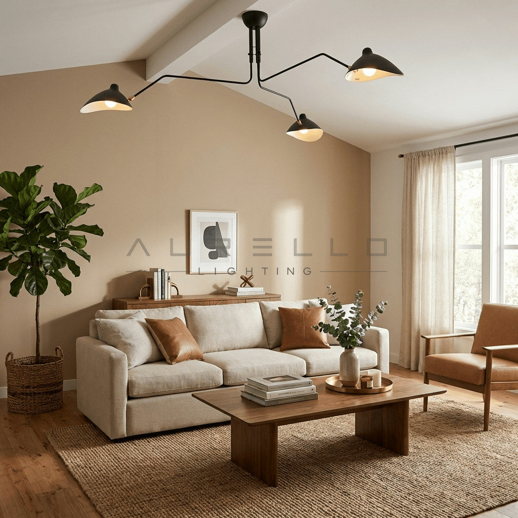 Multi-Arm Spider Ceiling Light A
