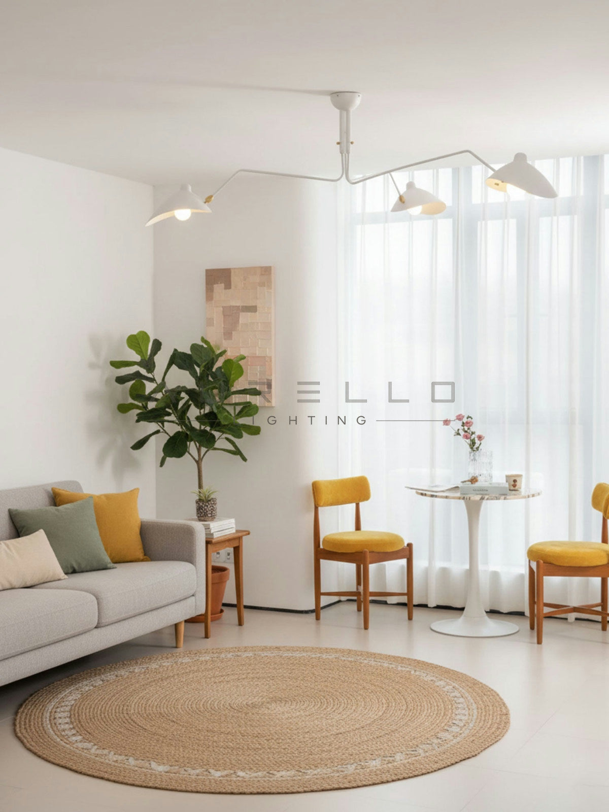 Multi-Arm Spider Ceiling Light A