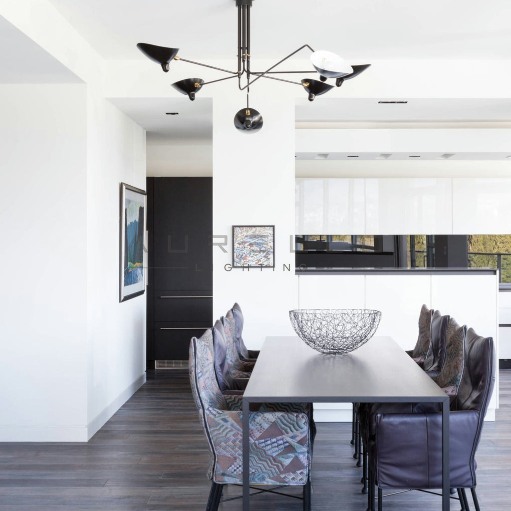Multi-Arm Spider Ceiling Light A