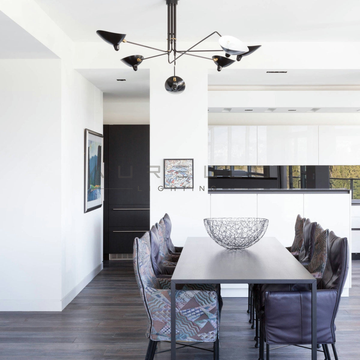 Multi-Arm Spider Ceiling Light A