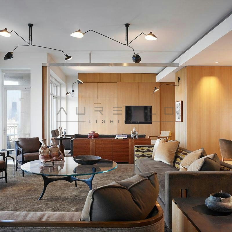 Multi-Arm Spider Ceiling Light A