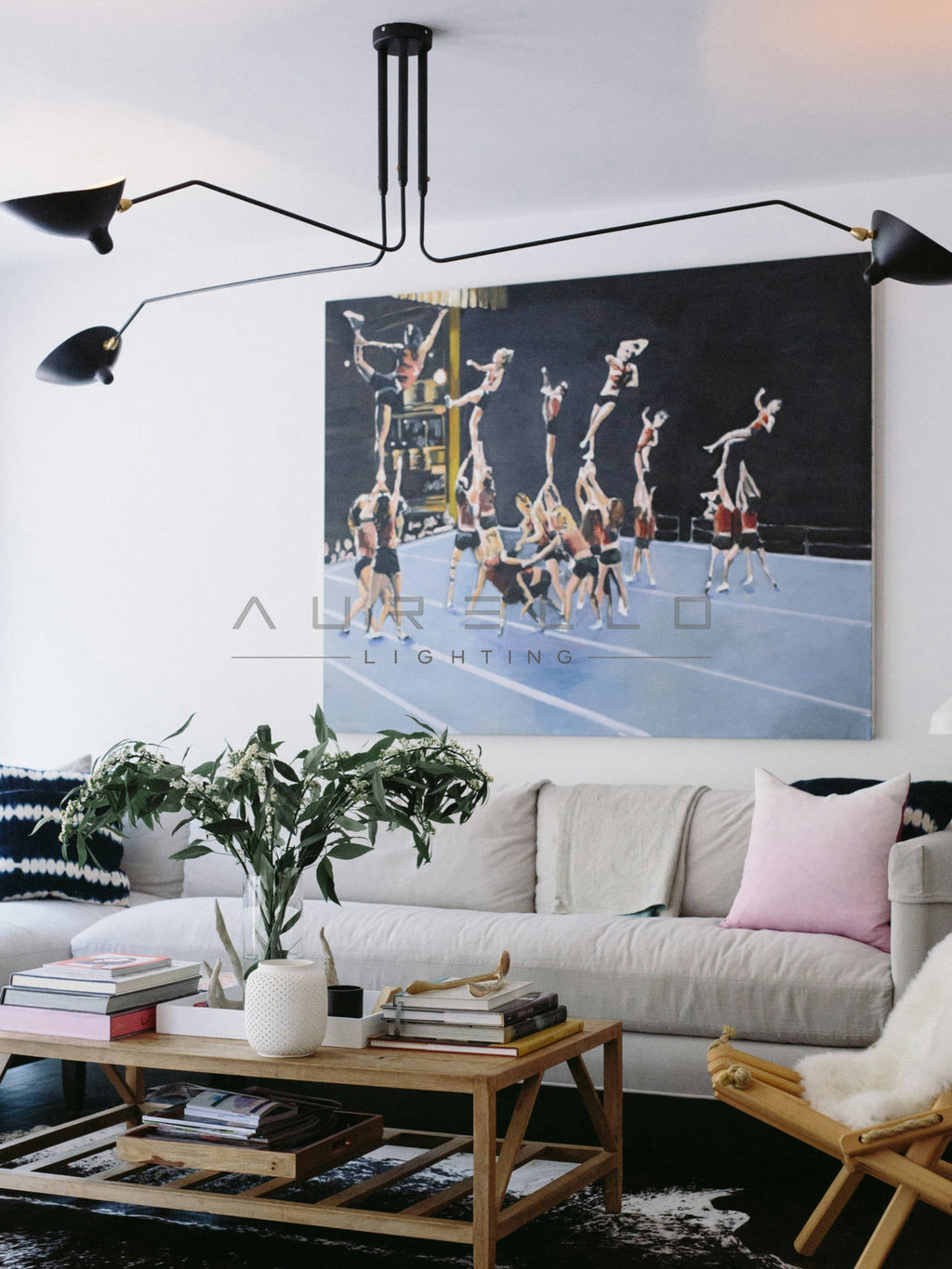 Multi-Arm Spider Ceiling Light A