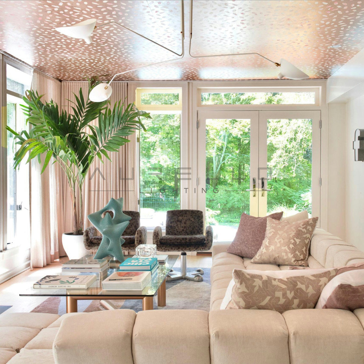 Multi-Arm Spider Ceiling Light A