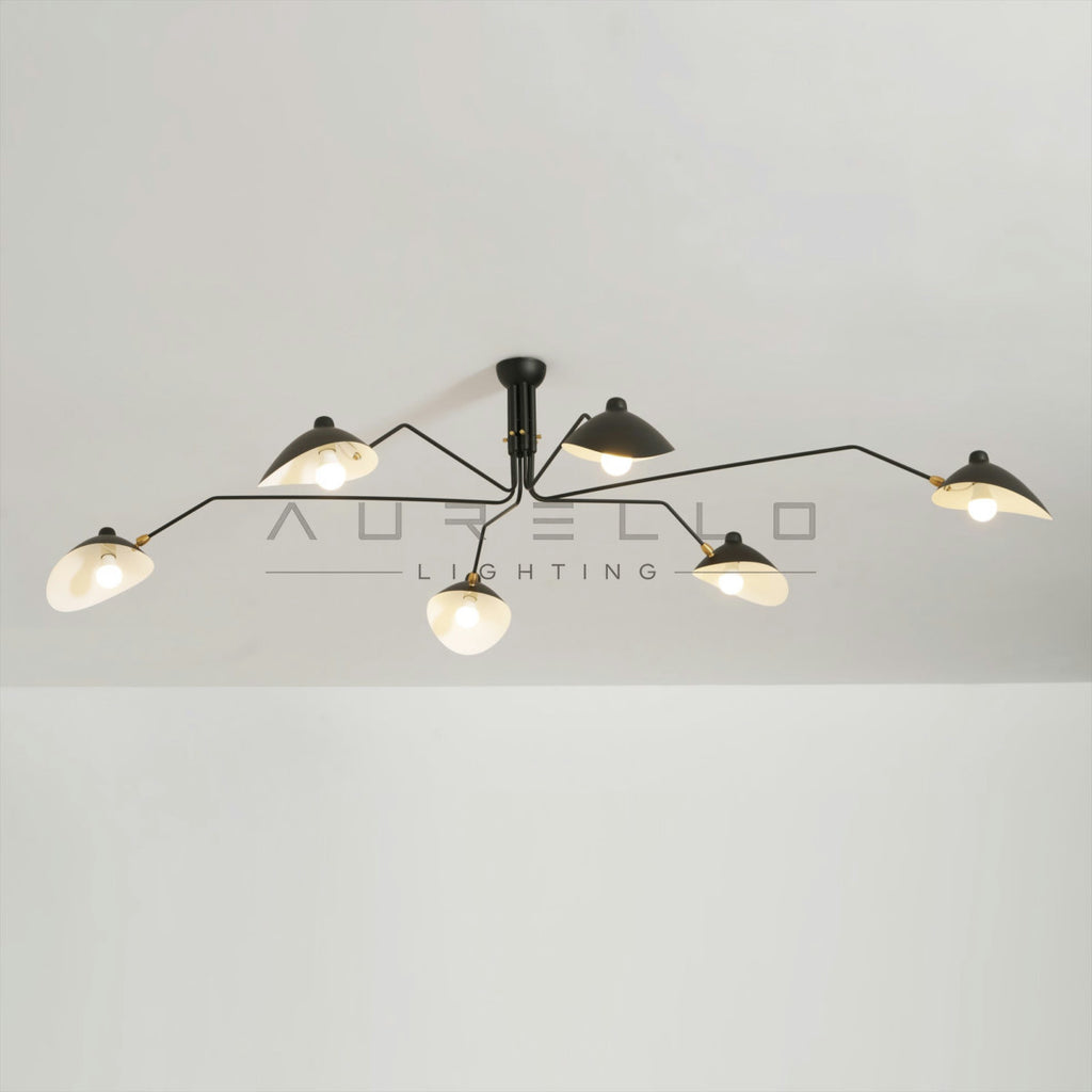 Multi-Arm Spider Ceiling Light A