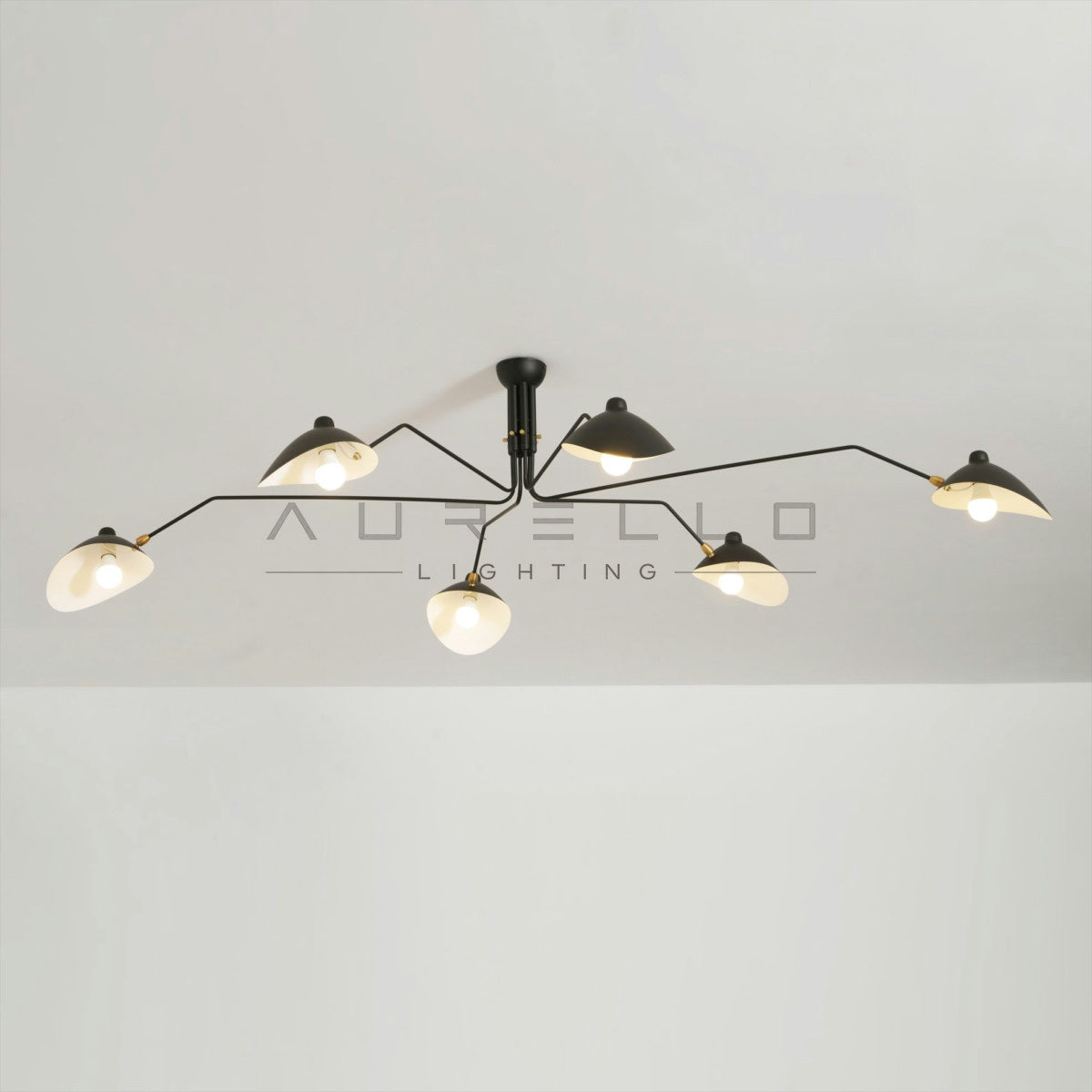 Multi-Arm Spider Ceiling Light A