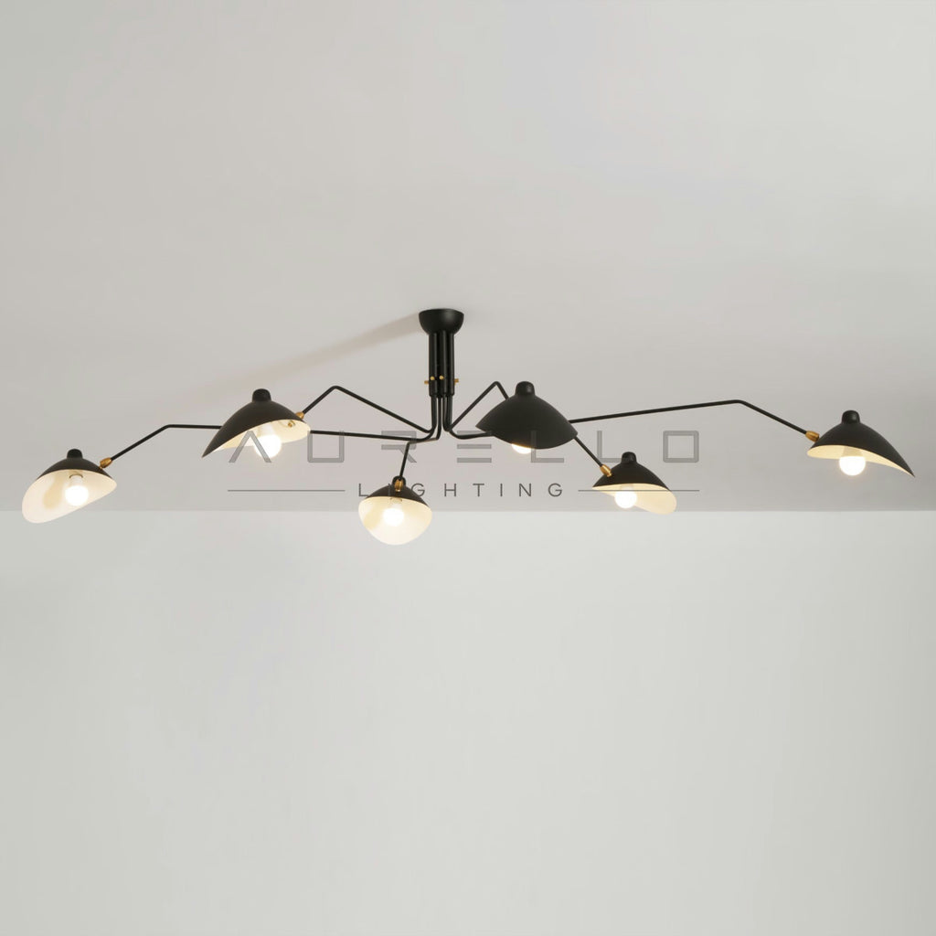 Multi-Arm Spider Ceiling Light A